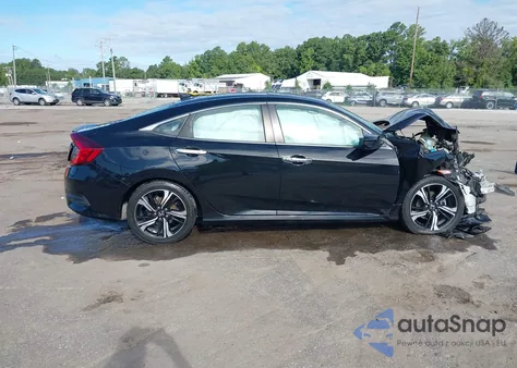 2017 Honda Civic Touring из США, поврежденный, VIN 19XFC1F96HE010323